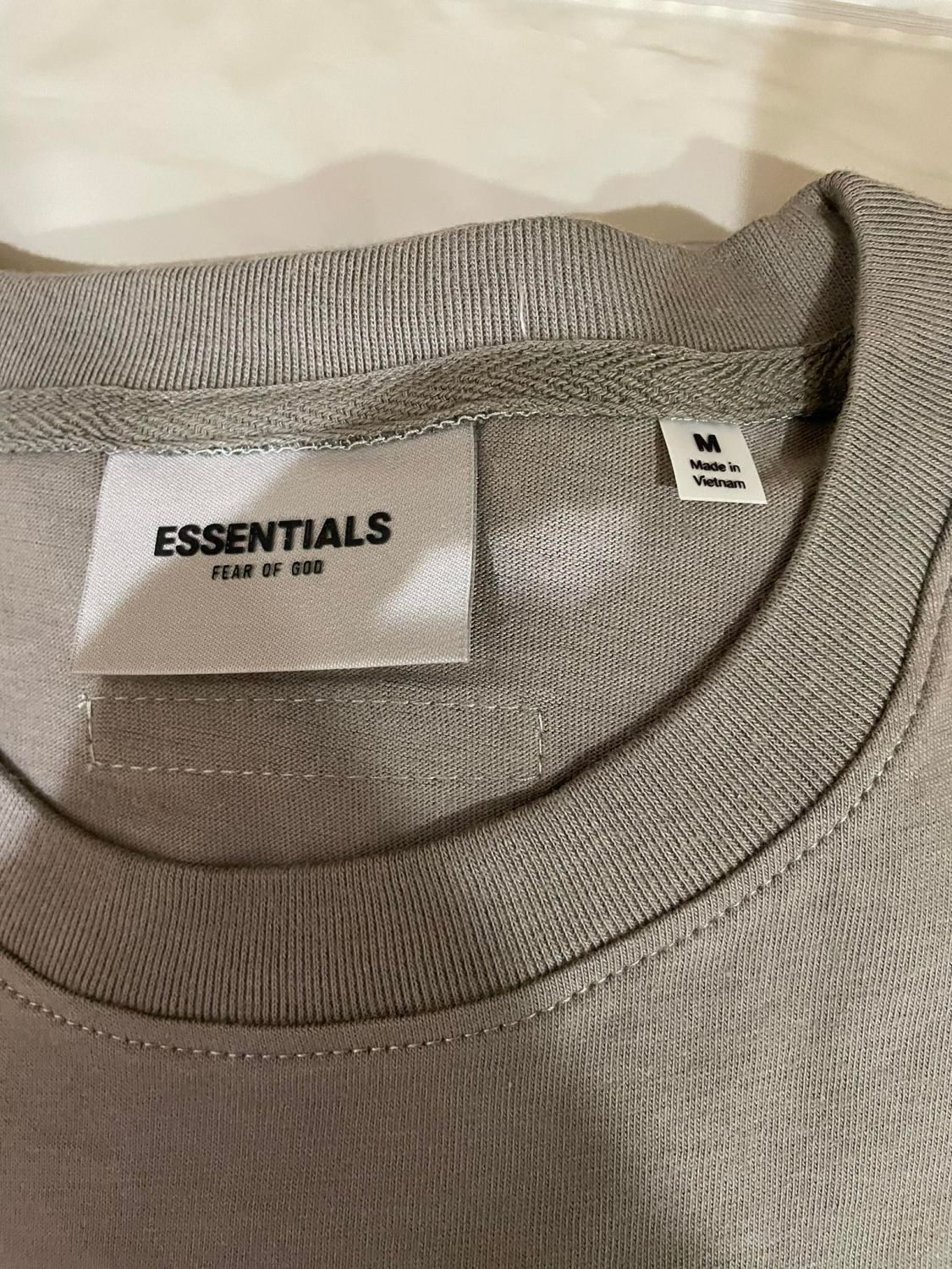 11767 - Fear Of God Ss20 Essentials Cement Tee | Item Details - AfterMarket