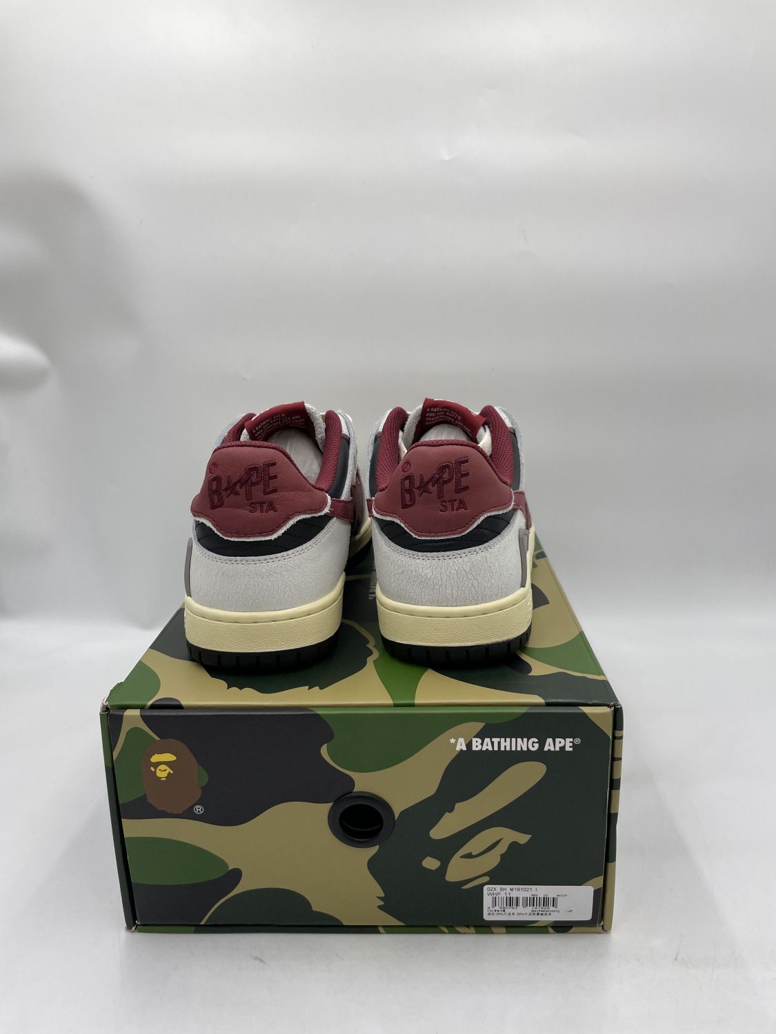 18981 - A Bathing Ape Bape Sta Low M2 Red White | Item Details - AfterMarket