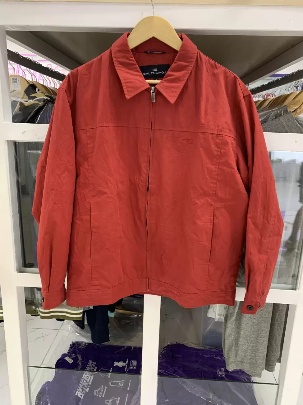 34587 - Balenciaga Harrington Jacket (red) | Item Details - AfterMarket