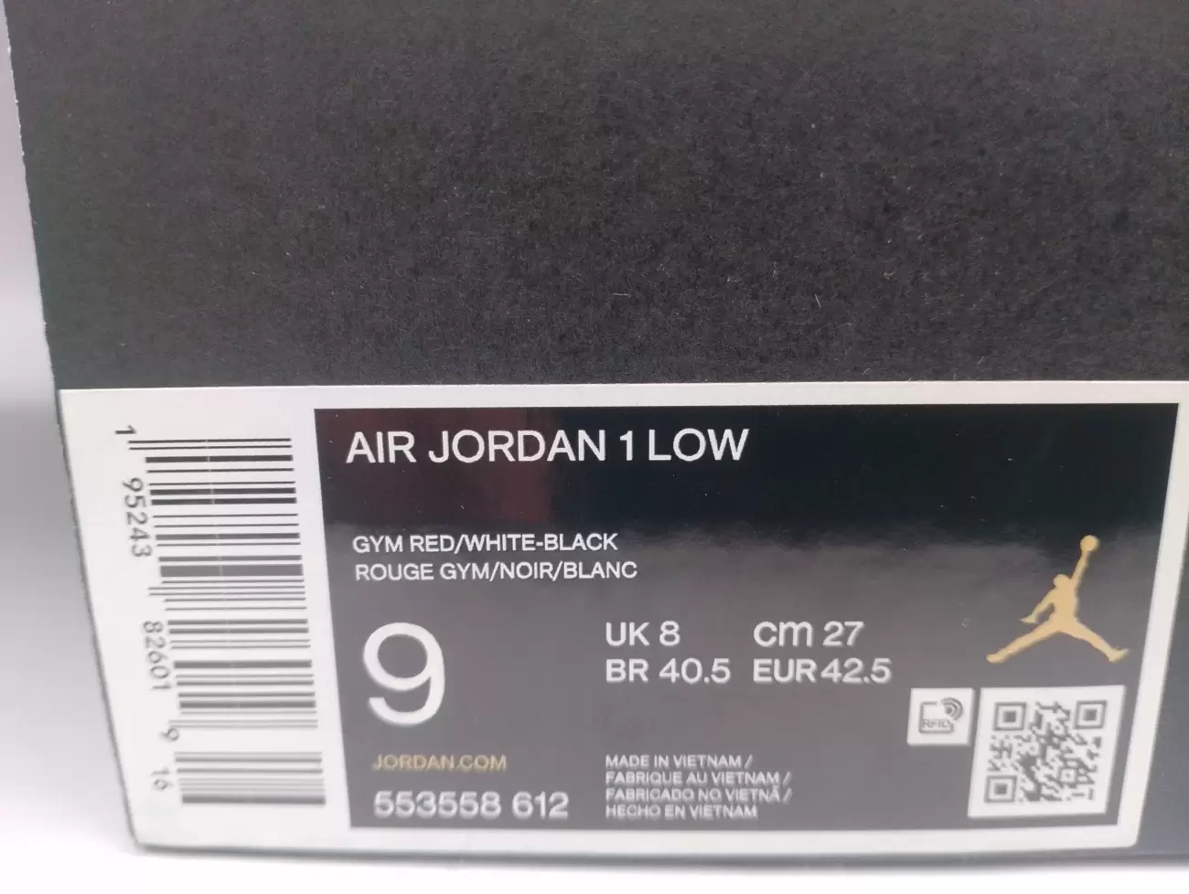 35413 - Jordan 1 Low Bred Toe | Item Details - AfterMarket