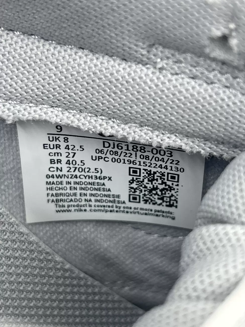 43988 - Nike Dunk Low Retro White Grey | Item Details - AfterMarket