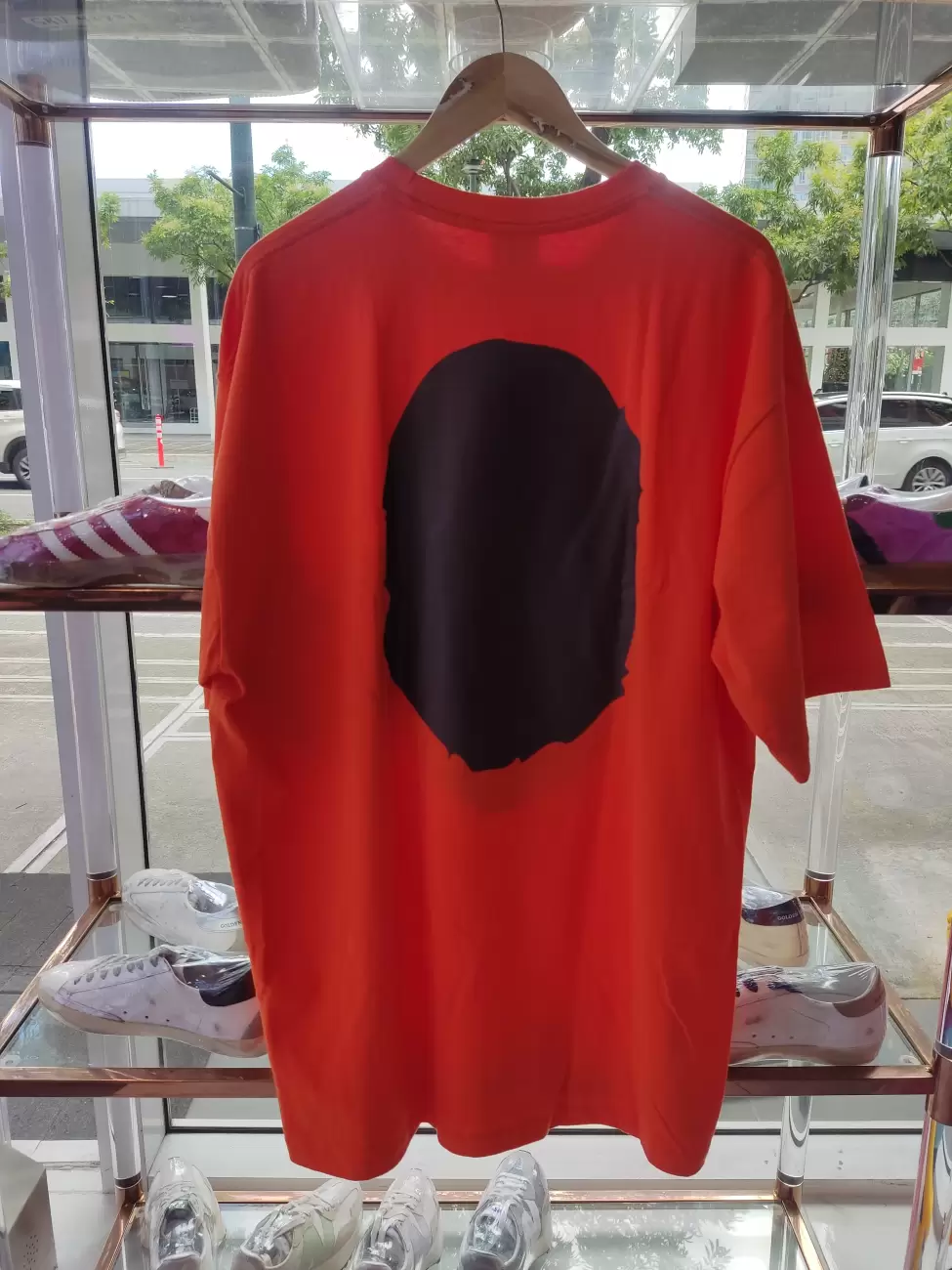 44342 Bathing Ape Big Head Logo Orange Tee Item Details AfterMarket