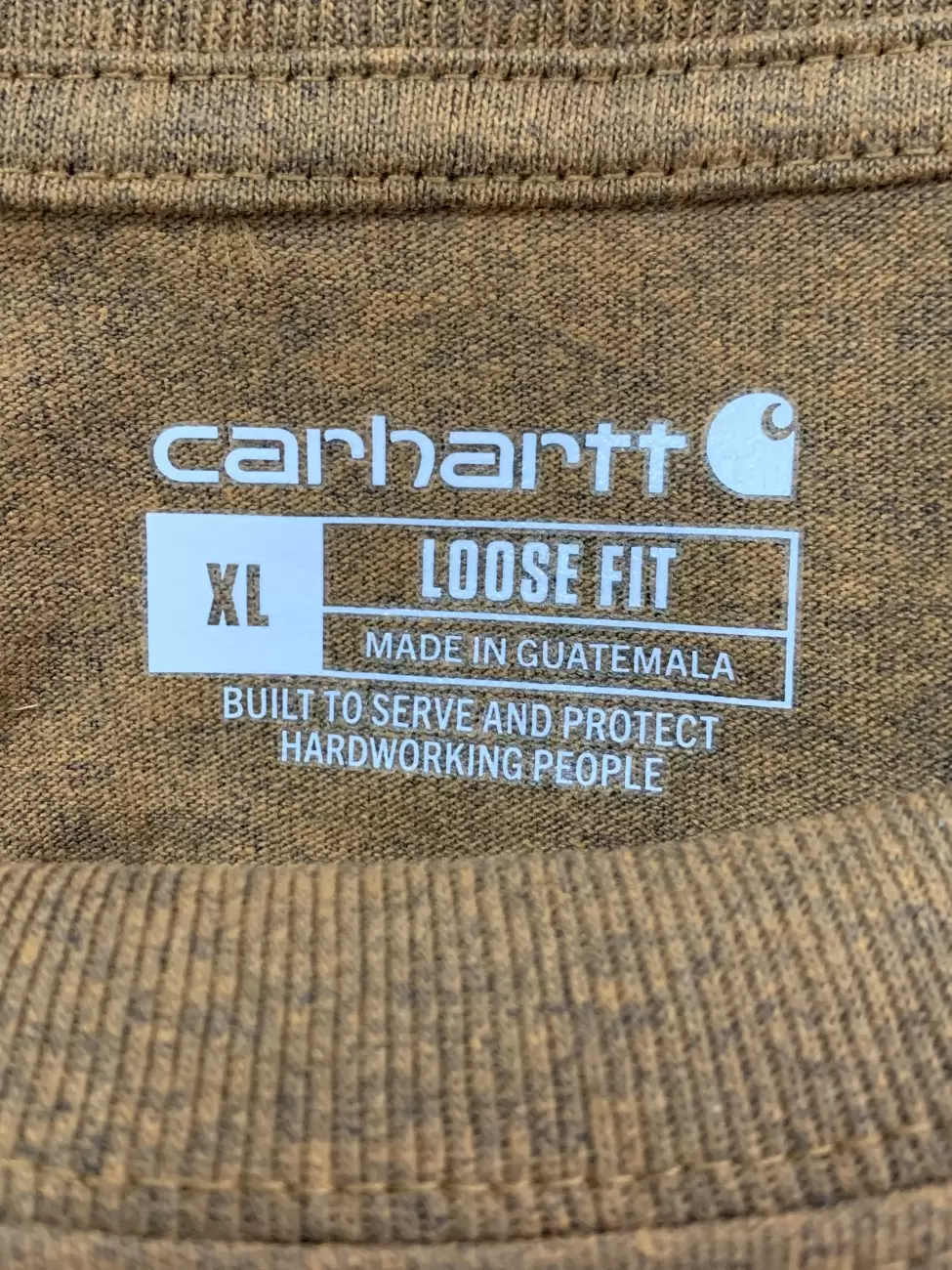 46538 - Carhartt Oiled Walnut Heather Loose Fit Heavyweight Short ...