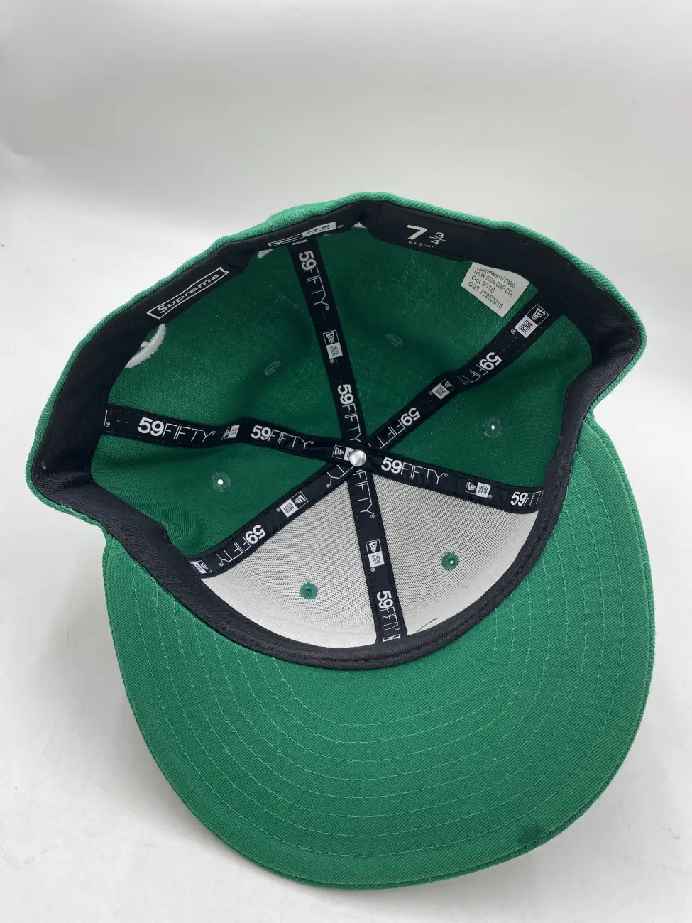 56843 - Supreme Playboy Box Logo New Era Cap Green | Item Details ...